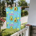 thumbnail image 5 of Easygdp Avocado Work Out Garden Flag Yard Flag Welcome Flag, Double-Sided, Weather Resistant for Outdoor Decor - 28"x40", 5 of 9