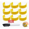 thumbnail image 1 of 1 Set Adjustable Medicine Bottle Label Clips Plastic Label Holder For Pill Bottles Ideal For Home Hospital Pharmacy Management Tool, 1 of 5