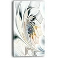 thumbnail image 2 of Tableau mural sur toile imprimée Design Art Verre blanc florale, 2 of 2