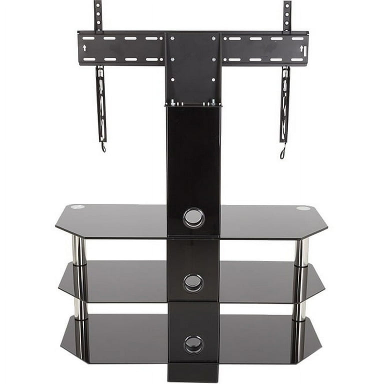 SDCL900 A Stand with TV Mount for TVs up to 60 inch Black Glass