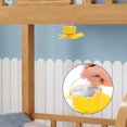 thumbnail image 3 of SKISUNO Dormitory Use Portable Ceiling Fan Yellow Plastic Airflow Mini Hanging 1Pack, 3 of 8