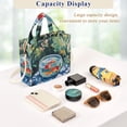 thumbnail image 5 of FORMRS Womens Corduroy Tote Bag Crossbody Shoulder Handbag with Pocket, Red Goldfish, 5 of 7