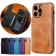 thumbnail image 2 of Luxury Leather Flip Wallet Case For Iphone 15 Series,iPhone 14 Pro, 2 of 6