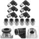 thumbnail image 3 of 12 piezas de accesorios de conexión rápida, rectos y acodados, para manguera de aire, repuestos de aire, 3 of 7