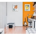thumbnail image 2 of TrendyDecor4U V477-226G "Tiger Lilies" 2-Piece Vignette by Roey Ebert, White Frame, 2 of 3
