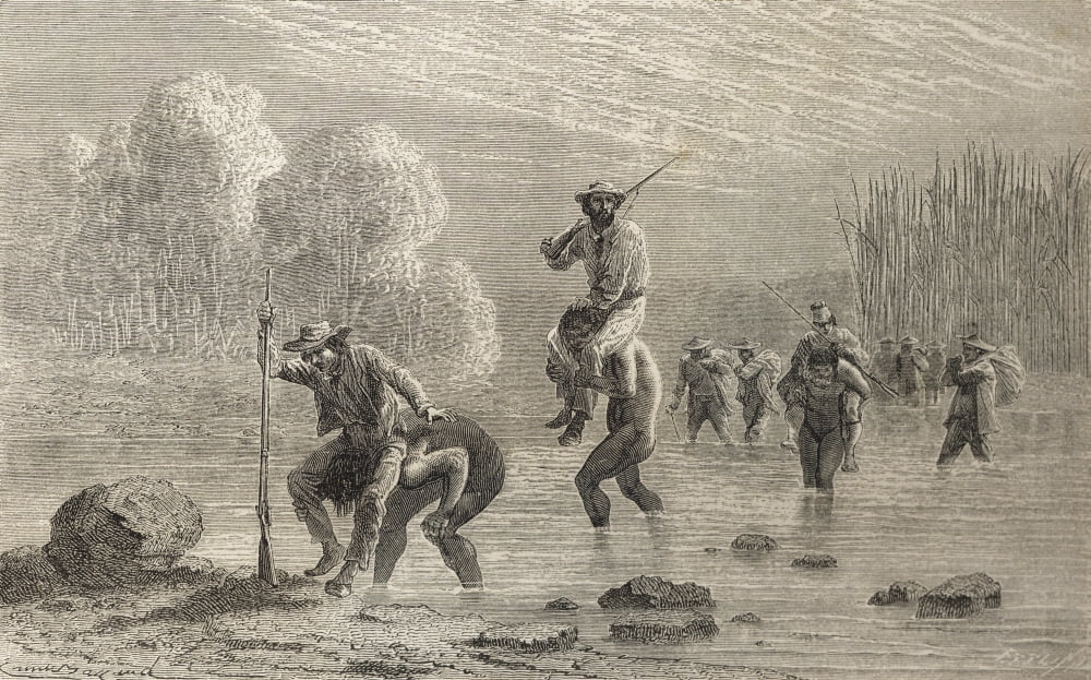 Paul Marcoy And His Expedition Being Carried Across A Swamp In Argentina By Chuncho Indians In 1874 Paul Marcoy 1815 To 1888 French Traveler And Explorer From El Mundo En La Mano Published 1878 Canvas