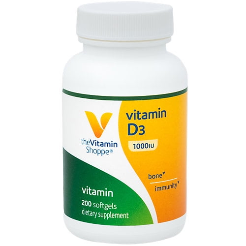 Vitamin D3 1000iu Softgel Supports Bone Immune Health Aids