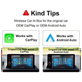 thumbnail image 3 of NEW 2In1 Mini Wireless Android Auto Wireless CarPlay Adapter Smart USB Dongle Plug and Play 2.4/5Ghz for Car Radio, 3 of 8