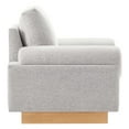 thumbnail image 3 of Modway Oasis Upholstered Fabric Armchair in Light Gray, 3 of 9