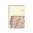 thumbnail image 4 of Historic State Map - New Hampshire Vermont - Hitchcock 1877 - Vintage Wall Art, 4 of 4