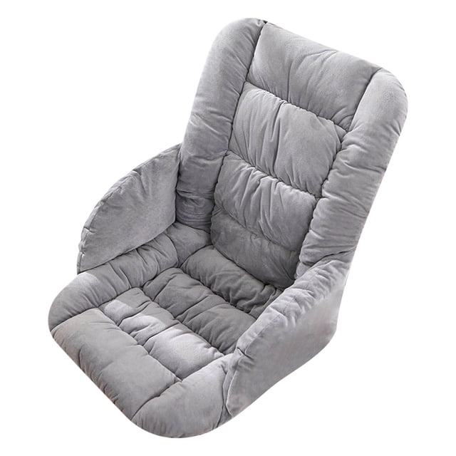C Winter Heating Cushion Integrated Office Seat Cushion With Back Support Warm And Cozy Chair Pad For Long Sitting Waist Protection