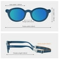 thumbnail image 5 of Nacuwa Baby Sunglasses - 100% UV Proof Sunglasses for Baby, Toddler, Kids - Ages 0-2 Years - Case and Pouch included (DarkBlue), 5 of 7