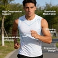 thumbnail image 6 of V-Boost V2 Shaping Tank Men, Quick-Drying Wicking Breathable Sleeveless Shirts, Feel The Power of Confidence, 6 of 7