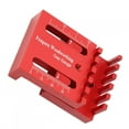 thumbnail image 1 of Regla De Dientes De Sierra, Mini Medidor De Espacios Para Carpintería Práctico Y Resistente Al Desgaste De Aleación De Aluminio, Para Entusiastas De Los Carpinteros Industriales, 1 of 8
