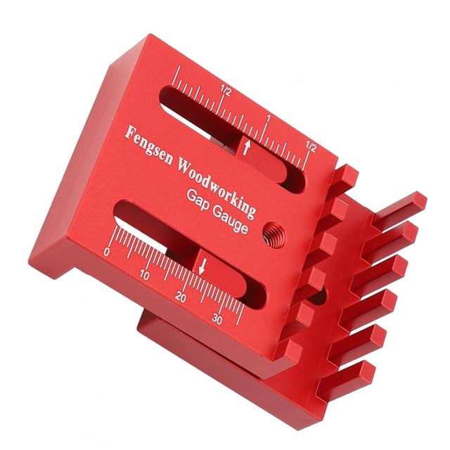 Regla De Dientes De Sierra, Mini Medidor De Espacios Para Carpintería Práctico Y Resistente Al Desgaste De Aleación De Aluminio, Para Entusiastas De Los Carpinteros Industriales