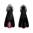 thumbnail image 2 of Aleta Cressi Palau Short Negro/Rosa S/M 24/26.5Mx, 2 of 3
