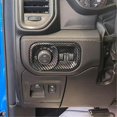 thumbnail image 5 of For Ram 1500 2023 2024 Car Headlight Switch Button Cover Trim Interior Accessories - Abs Carbon Fiber, 5 of 5