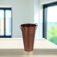 thumbnail image 2 of OULII Iron Urn Flower Planter for Home Decoration Round Metal Flower Buckets 1Pcs, 2 of 8