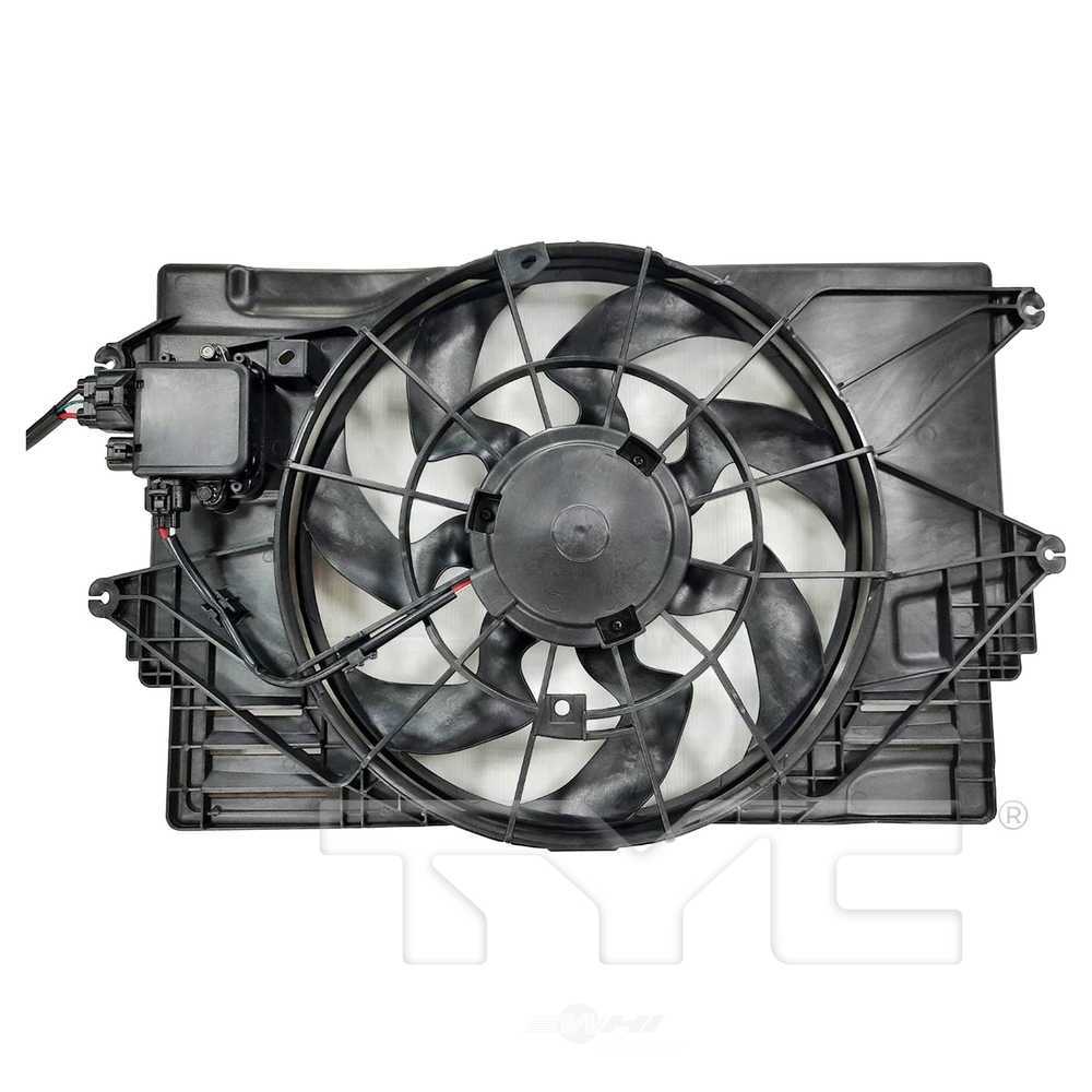 TYC 625140 Dual Radiator And Condenser Fan Assembly