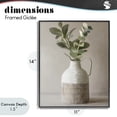 thumbnail image 4 of Stupell Industries Farmhouse Eucalyptus In Vase Black Framed Giclee Art, 11 x 14, by House Fenway, 4 of 8