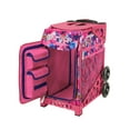 thumbnail image 3 of Zuca 18" Sport Bag - Romantic Botanic with Flashing Wheels (Pink Frame), 3 of 6