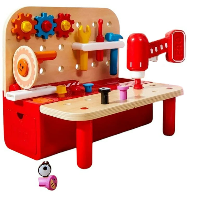Fao Schwarz Pro 4-in-1 Hardware Station, Multicolor (25 Pieces