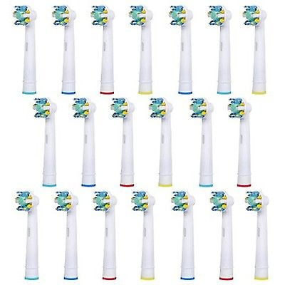 20 PCS VeniCare Compatible Replacement for Oral B Brush Heads - Best Alternative Floss (Rotadent Brush Heads Best Price)