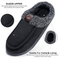 thumbnail image 3 of Ecetana Slippers for Men Memory Foam Fuzzy Slippers Comfort Non Slip House Shoes for Men, 3 of 7
