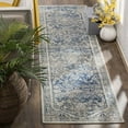 thumbnail image 2 of Rectangular Area Rug in Ivory and Blue (6 ft. L x 4 ft. W), 2 of 3