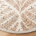 thumbnail image 4 of Safavieh  Handmade Capri Ilianka Wool Rug Ivory/Brown 5'  x  8' 5' x 8',2' x 6' Oval Handmade Living Room,Bedroom,Dining Room Rectangle Modern &, 4 of 5