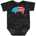thumbnail image 3 of Inktastic Patriotic Pig Boys or Girls Baby Bodysuit, 3 of 5