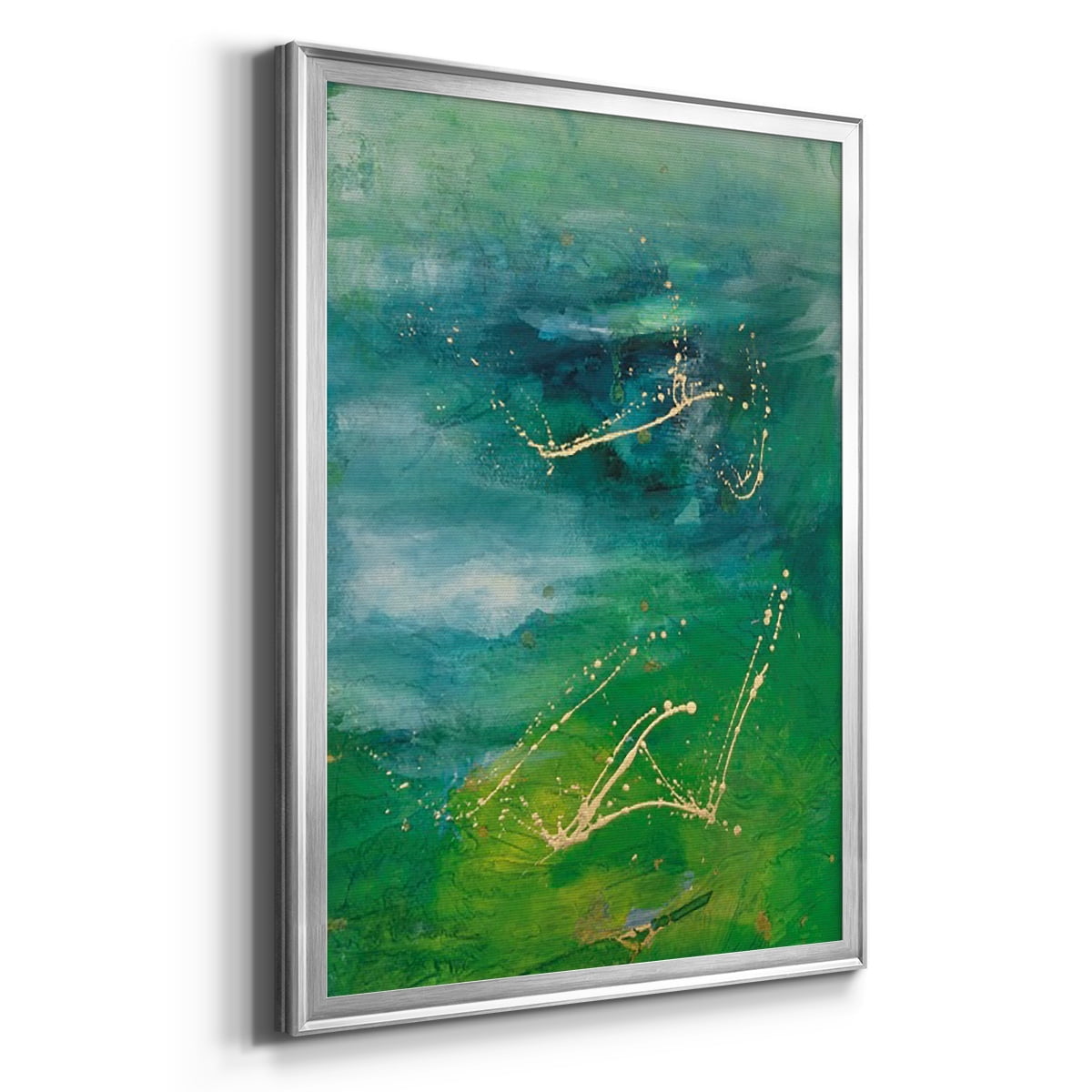 Peaceful Diptych I Premium Framed Print, in Gold, Black, or Silver - Ready to Hang