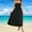 Black summer dresses, variant on Summer Dresses for Women Formal Dresses for Women Beach Boho Elastic Waist Pleated Swing Strapless Maxi Dress Ladies Formal Solid Tube Top Sleeveless Long Dress