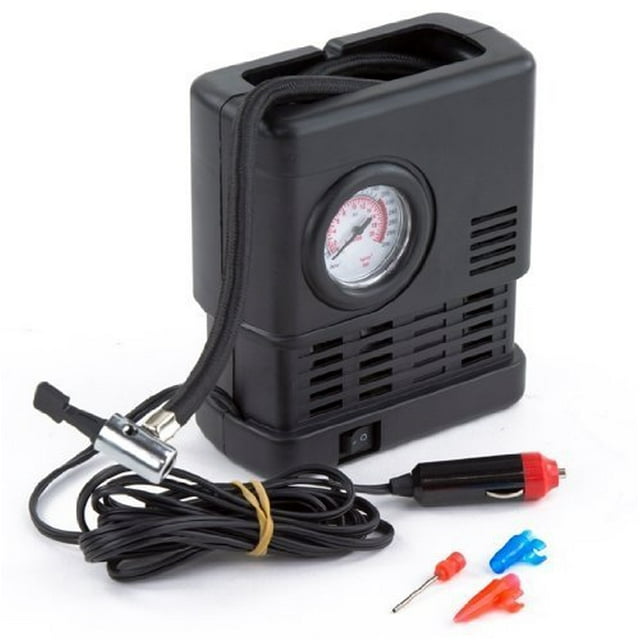 PrimeTrendz Car Auto Air Compressor Pump PSI 12V 300 Electric Tire Inflator by USA Cash and Carry