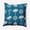 Autumn Blue, variant on Simply Daisy 16" x 16" Field of Trees Indoor/Outdoor Polyester Throw Pillow, Oak