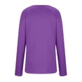 thumbnail image 6 of New & Trending for Spring Sawvnm Women's Fashion Solid Loose Long Sleeve T-shirt Pullover Tops for Women, 6 of 6