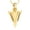 Gold, variant on Stainless Steel Arrowheand Cremation Urn Pendant Necklace Necklace for Cremation Ashes Urn Lockets for Ashes of Loved One Memorial Jewelry