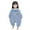 Blue, variant on Baby Girl Onesies Cartoon Wearable Blanket Soft Cartoon Sleepsuit Warm Pajamas Clothes Size 12-24 Months
