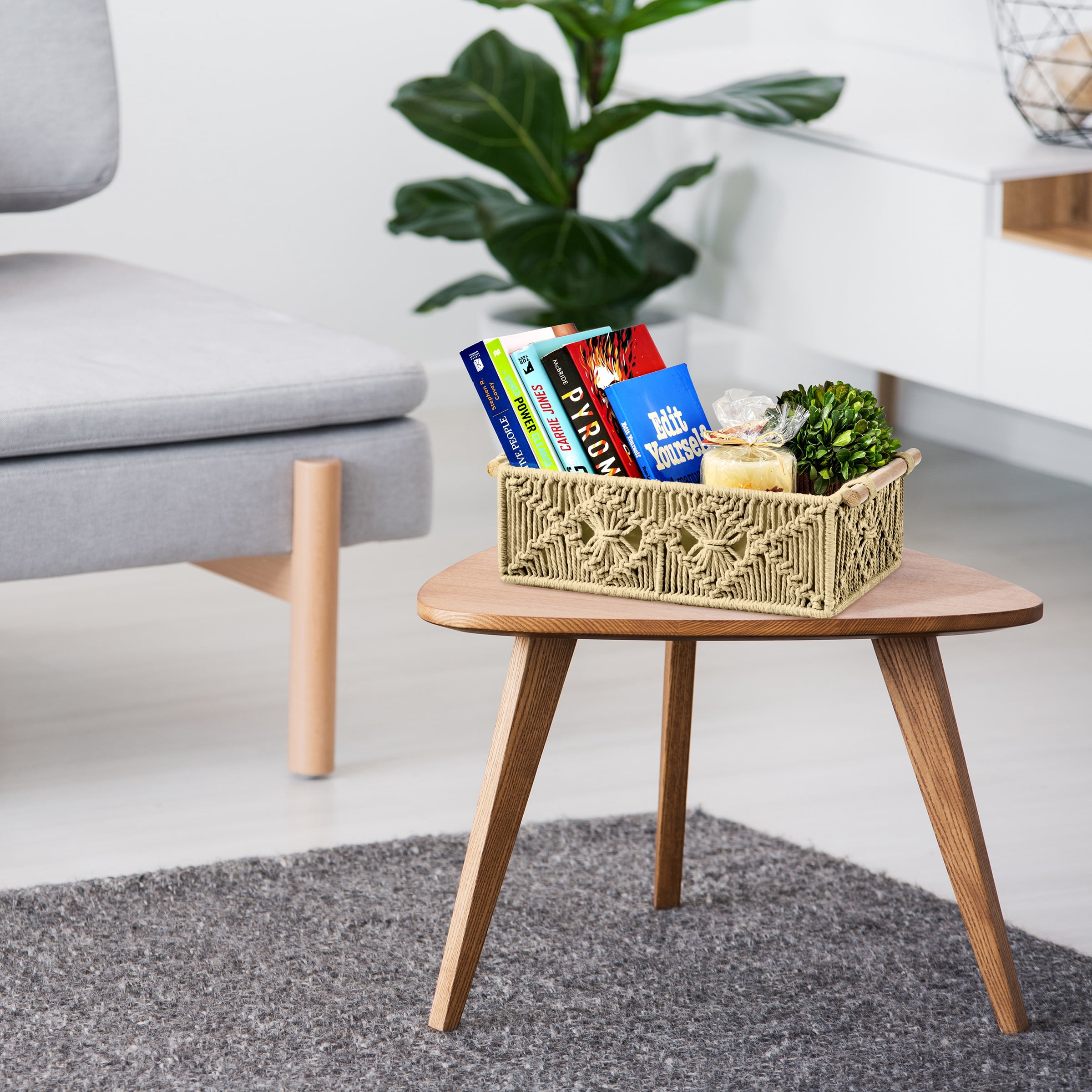 Sorbus Storage Wicker Baskets for Baby Room, Bedroom - Set OF 2