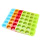 thumbnail image 4 of Juego de 4 moldes de silicona para magdalenas de grado alimenticio para tartas de chocolate (rojo, naranja, azul, verde). JAMW Sencillez, 4 of 4