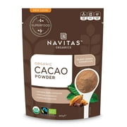 Navitas Organics Cacao Powder, 8oz. Bag  Organic, Non-GMO, Fair Trade, Gluten-Free