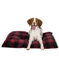 thumbnail image 6 of Vibrant Life Medium Pillow Dog Bed, Red and Black Plaid, 27" x 36", 6 of 8