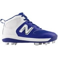 thumbnail image 2 of New Balance Youth 3000V6 Molded Baseball Cleats Royal/White Medium 3.5, 2 of 6