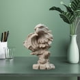 thumbnail image 3 of Estatua creativa de águila, artesanías, ilustraciones decorativas de animales, decoración de resina, figurita decorativa para escritorio de oficina, Gris Baoblaze estatua de escritorio, 3 of 5