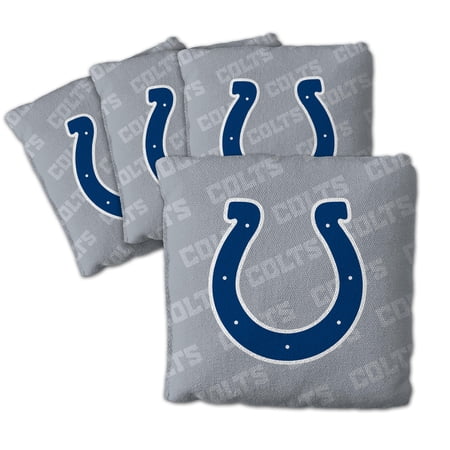 NFL Indianapolis Colts Cornhole Bags - 4PK - Grey