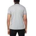 thumbnail image 2 of X RAY Men's Slim Athletic Fit Short Sleeve Performance Stretch Cotton Polo Shirt, Light Heather Grey, Large, 2 of 8
