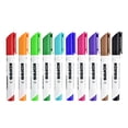 thumbnail image 4 of Marcadores para Pizarrón Blanco Kores XW2, Punta Biselada, Colores Surtidos, Paquete con 10 Piezas, 4 of 7