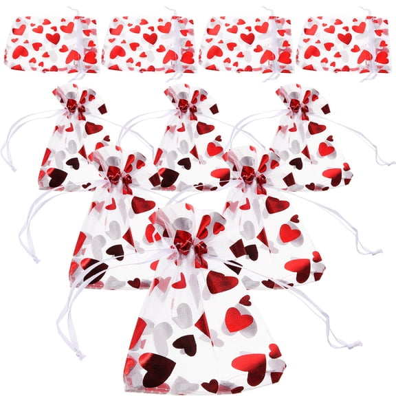 TABLZONE 50 Pcs Small Drawstring Pouch Bags for Jewelry, Beads, Candy, , Party Favor Storage Assorted Colors