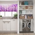 thumbnail image 5 of LALILO Kitchen Curtain Valance Lavender Field Sunlight Rod Pocket Window Curtain 52"x 18" Set of 2, 5 of 5