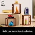 thumbnail image 4 of LEGO Ideas Mineral Collection Building Set for Adults, Ages 18+ - Bedroom or Office Decor with 3 Display Shelves - Unique Gift Idea for Men & Women - 21362, 4 of 9
